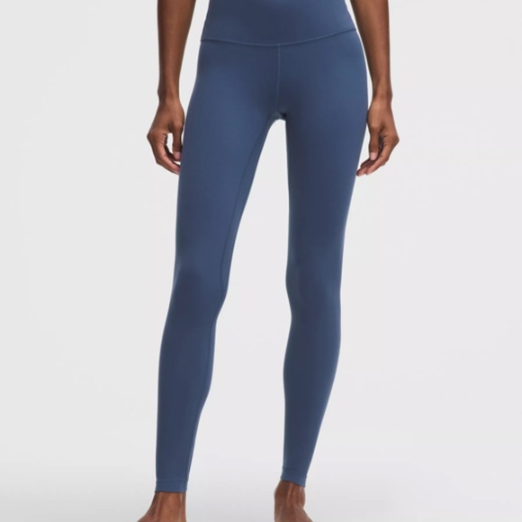 Lululemon Align Leggings (NWT) High-Rise Pant 28". Color Blue Twill Navy - Picture 1 of 10